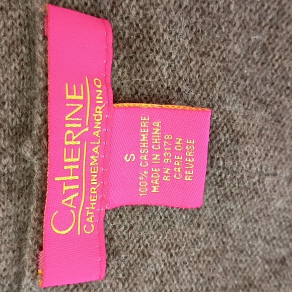 Catherine Malandrino Front Pockets Cashmere Long Open Cardigan Sweater sz S - Picture 7 of 10